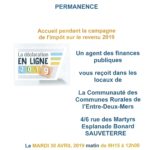 CDC Affiche impôt 2019